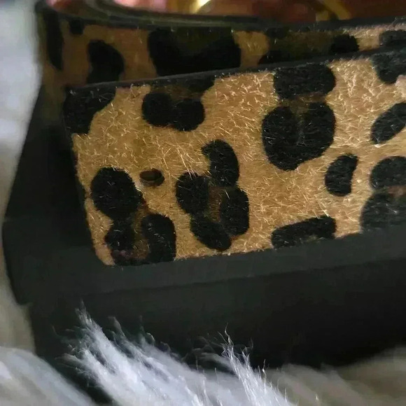 Woman Removable Buckle Leopard Print Belt - Picture 7 of 11